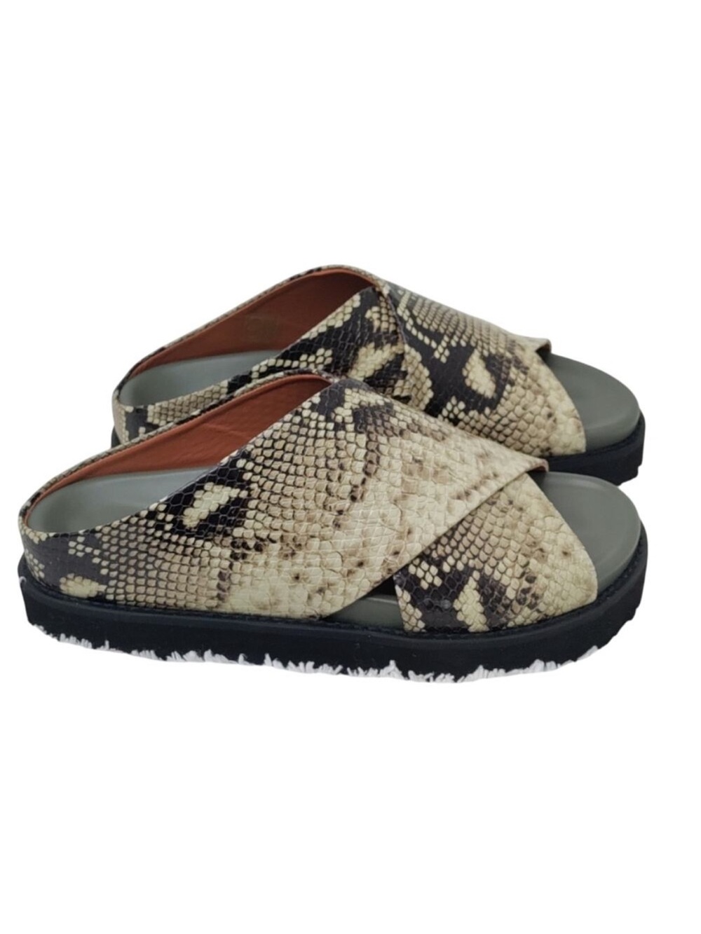 Ganni Snakeskin Slide - Picture 5 of 7